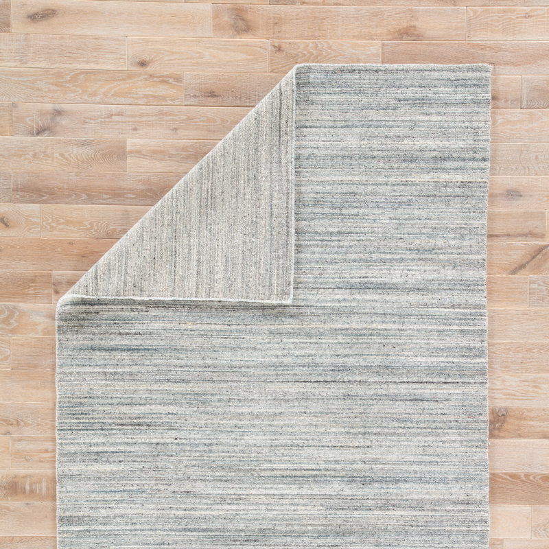 Vassa Blue and Gray Handmade Wool Rug