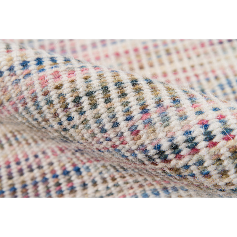 Bazaar Explorer Multicolor Wool & Cowhide 3'6" x 5'6" Area Rug