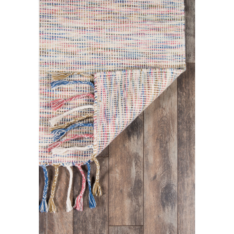 Bazaar Explorer Multicolor Wool & Cowhide 3'6" x 5'6" Area Rug