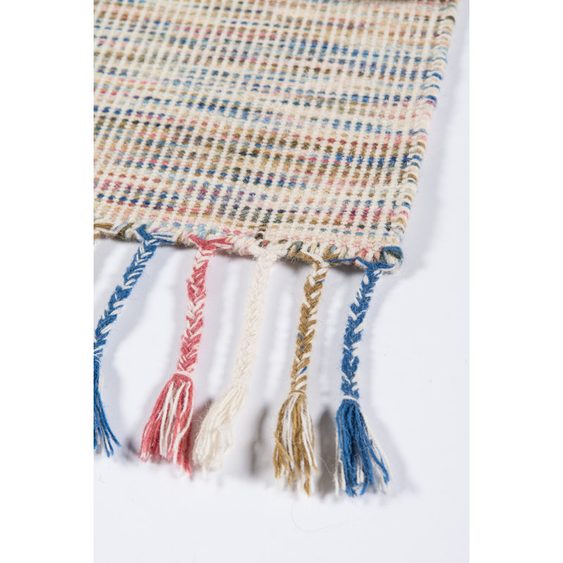 Bazaar Explorer Multicolor Wool & Cowhide 3'6" x 5'6" Area Rug