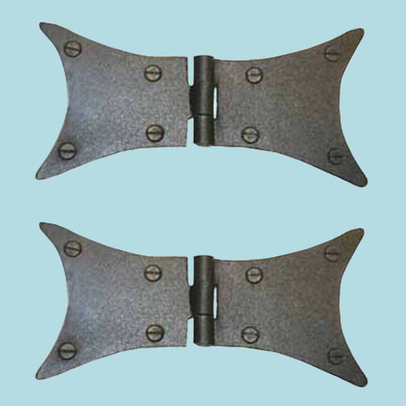 Black Wrought Iron Butterfly Cabinet Door Hinges