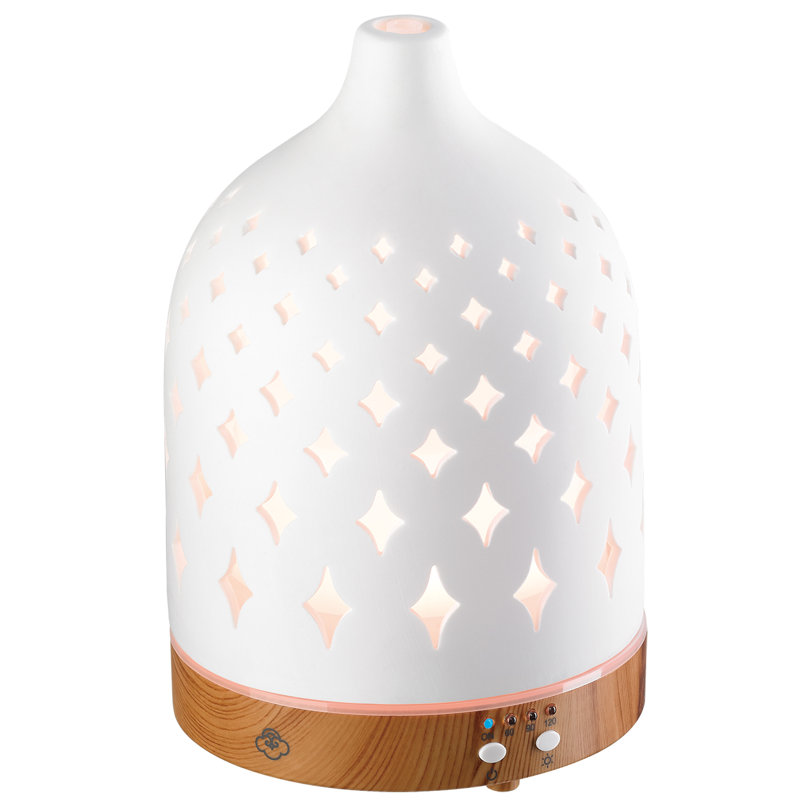 Supernova White Ceramic Ultrasonic Aromatherapy Diffuser