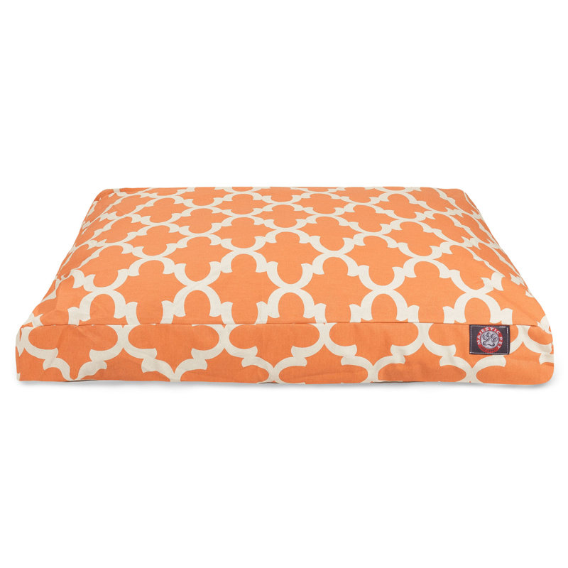 Peach Trellis Large Outdoor Waterproof Pet Bed