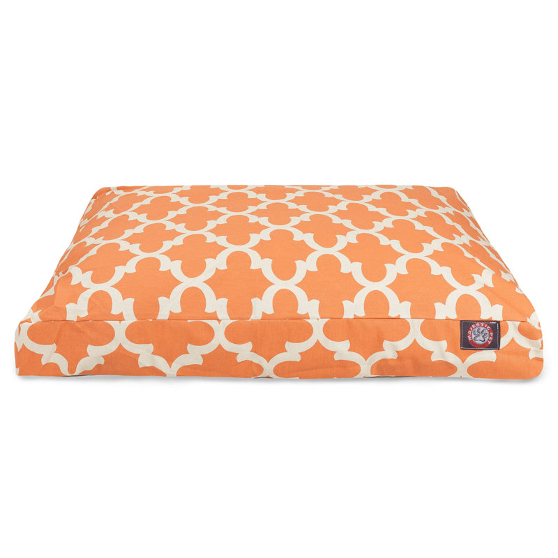 Peach Trellis Large Outdoor Waterproof Pet Bed