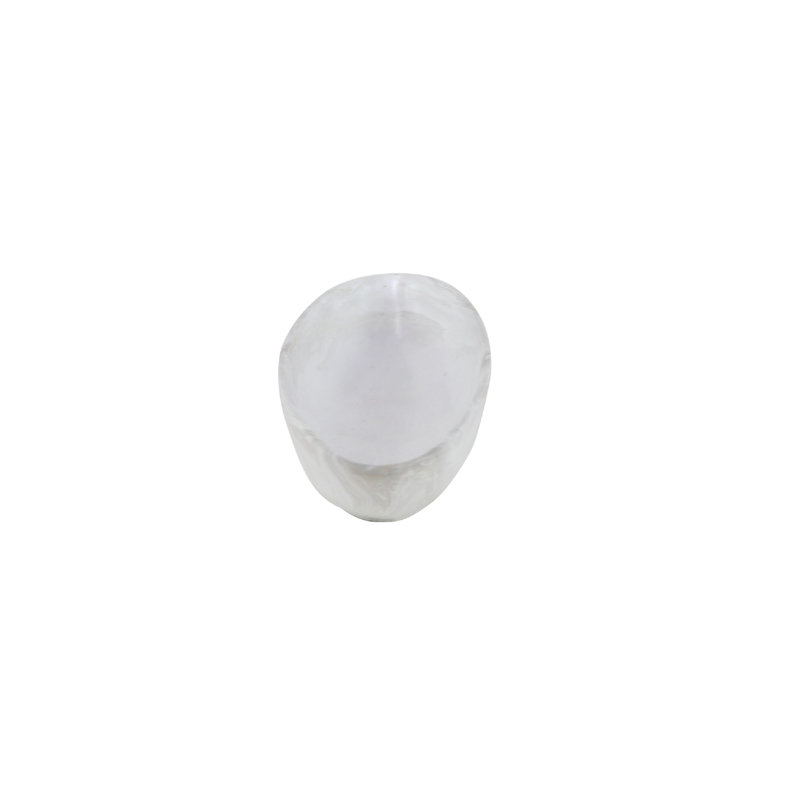 CosmoLiving Minimalist White Porcelain Oval Planter Set, 24"x10"