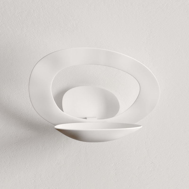 White Dimmable LED Wall Sconce with Aluminum Body