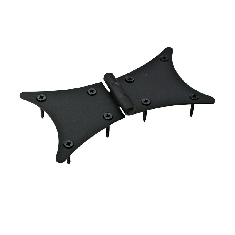 Black Wrought Iron Butterfly Cabinet Door Hinges