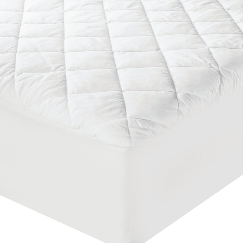 Sealy Twin 300 Thread-Count Luxury Cotton Down Alternative Mattress Pad