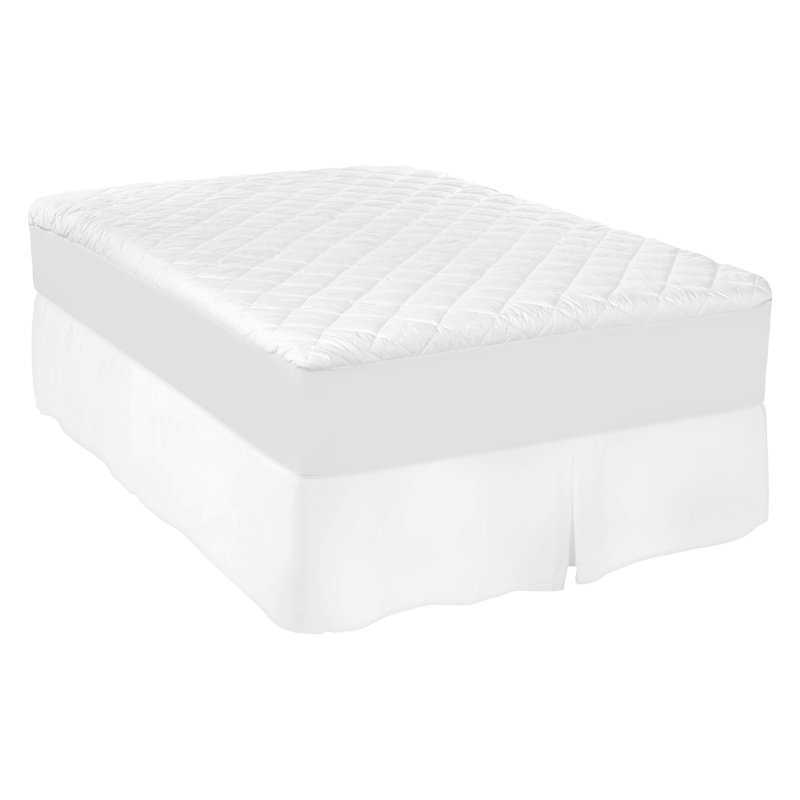 Sealy Twin 300 Thread-Count Luxury Cotton Down Alternative Mattress Pad