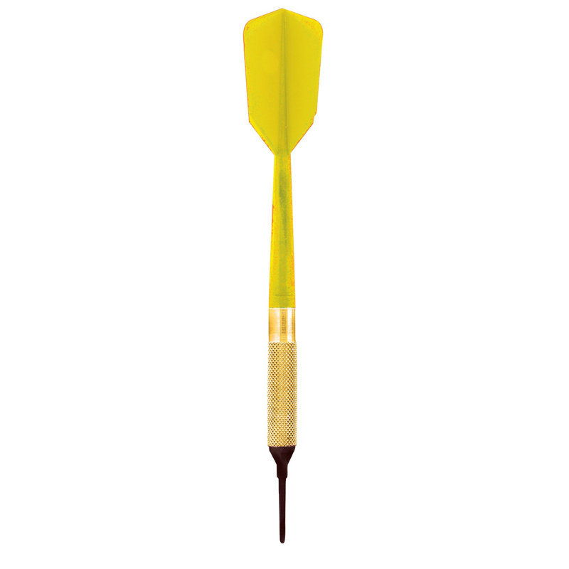 Yellow Brass Commercial Soft Tip Bar Darts Set
