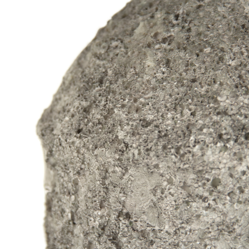 Large Grey Stone-Like Rustic Table Vase