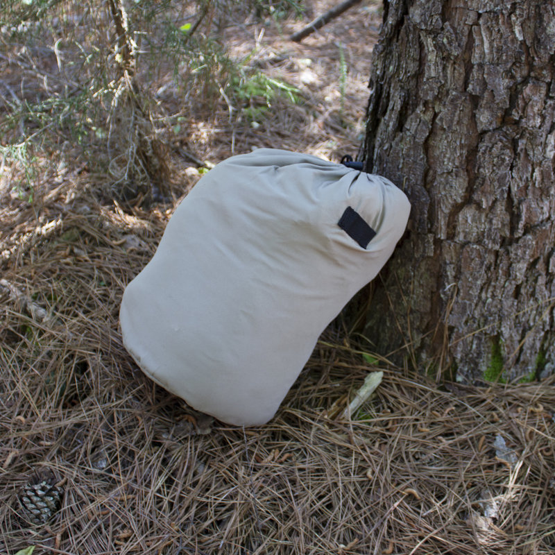 Beige Outdoor Polyester Pillow Pet Bed