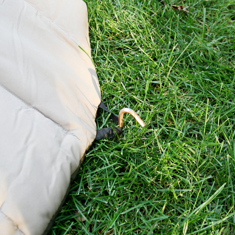 Beige Outdoor Polyester Pillow Pet Bed