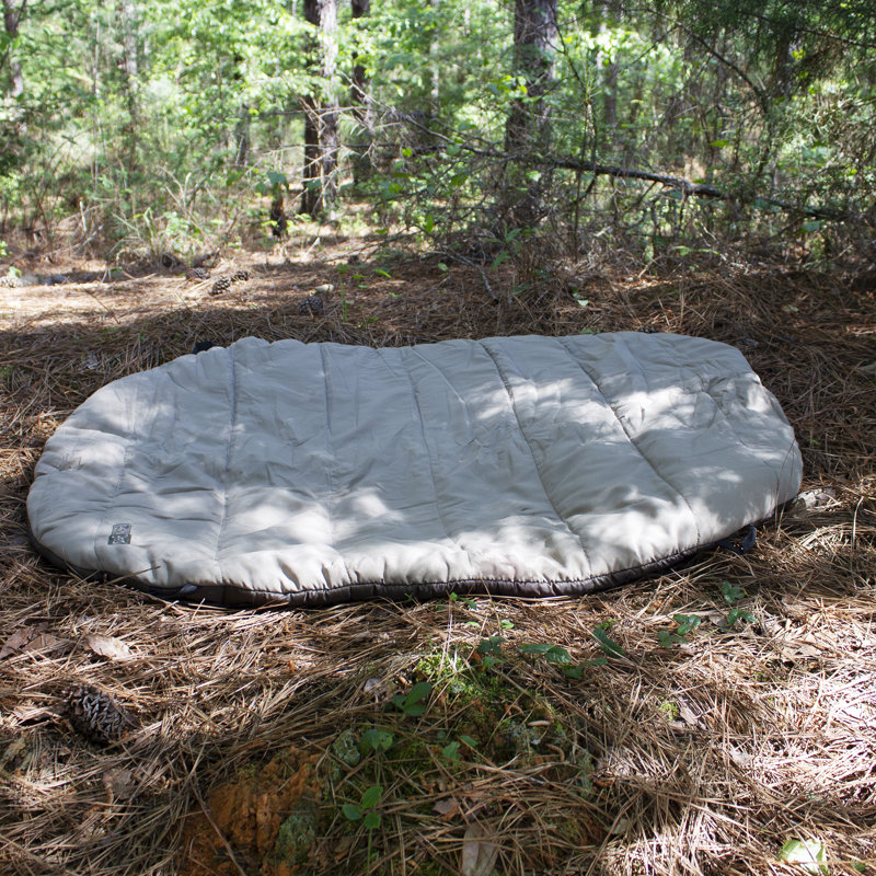 Beige Outdoor Polyester Pillow Pet Bed