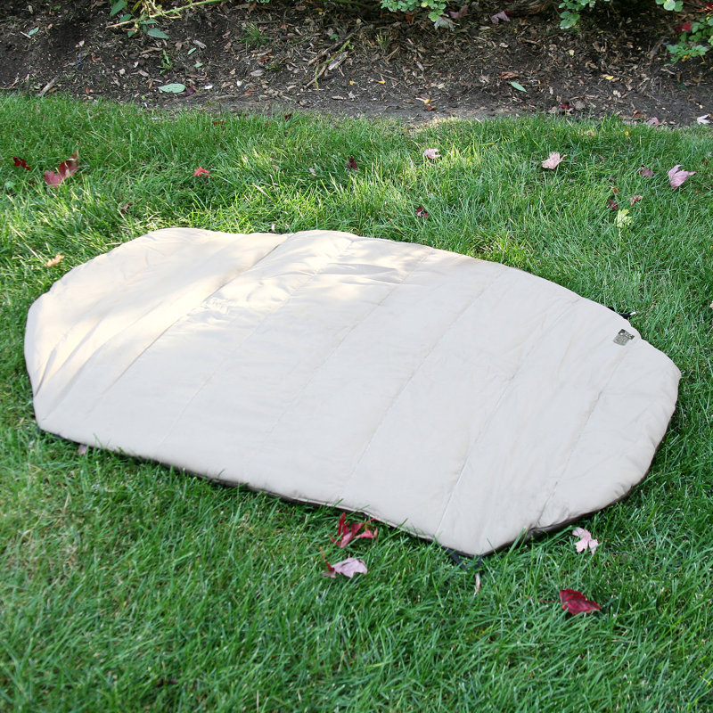 Beige Outdoor Polyester Pillow Pet Bed