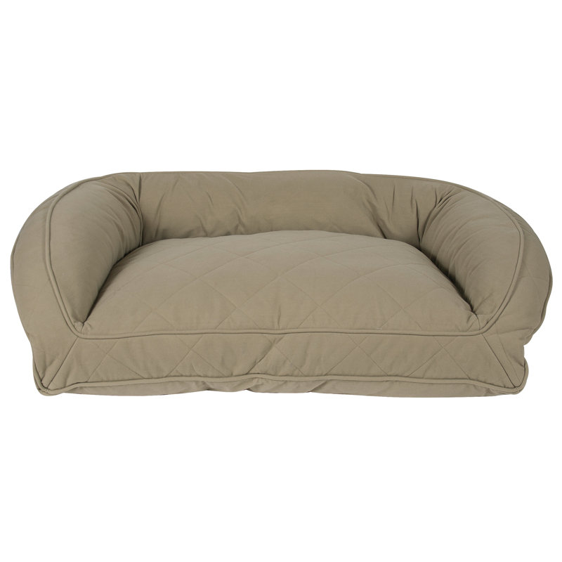 Large Sage Quilted Microfiber Orthopedic Dog Bed