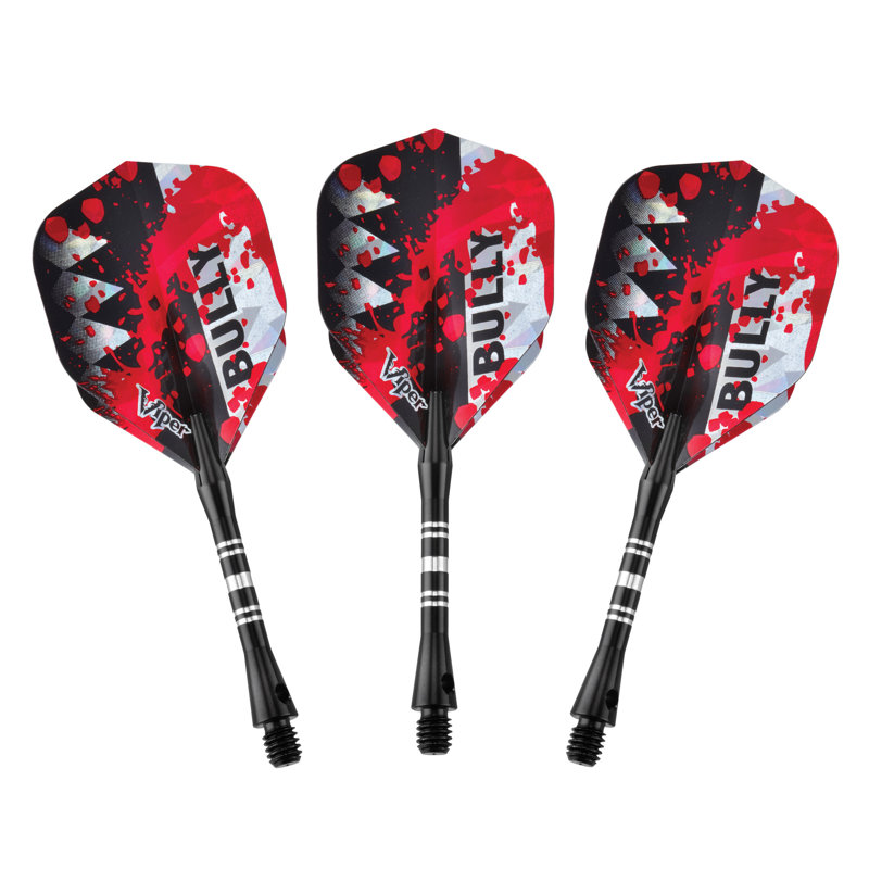 Viper Bully 24 Gram Silver Tungsten Steel Tip Darts Set