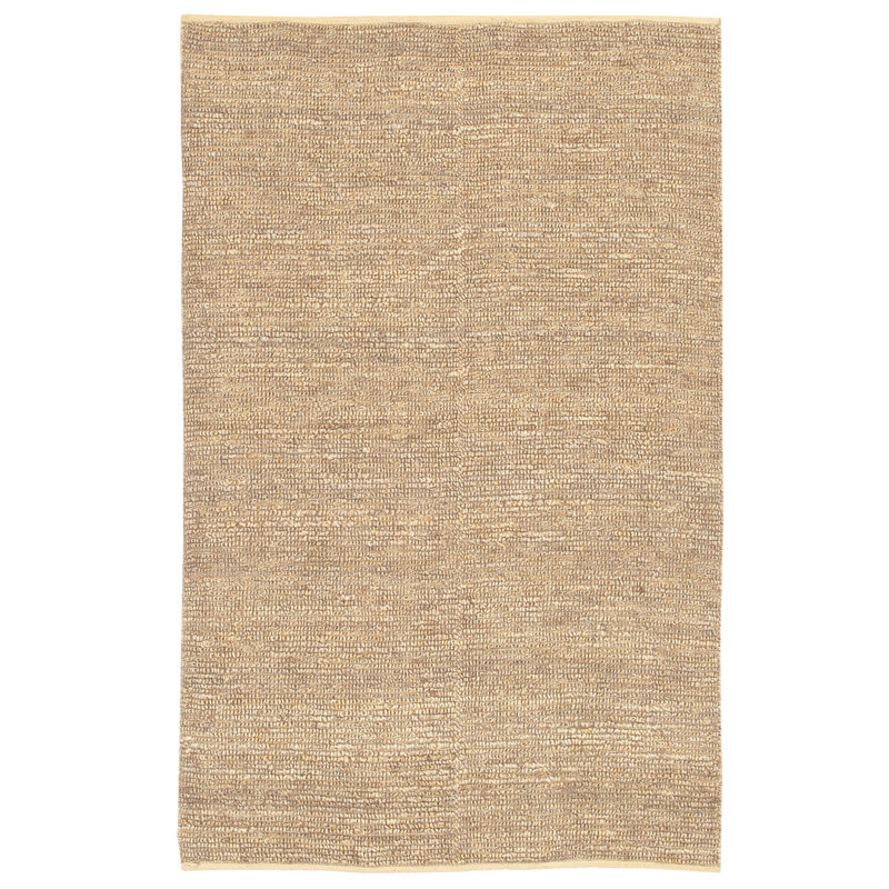 Handwoven Ivory Jute 2' x 3' Rectangular Versatile Rug