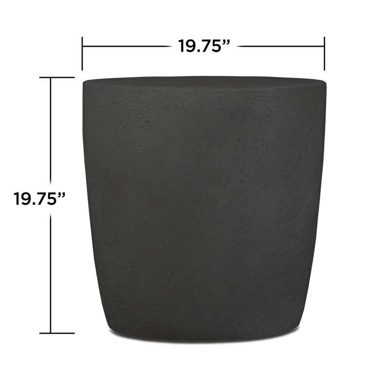 Shale Gray Concrete Propane Tank Cover with Handle