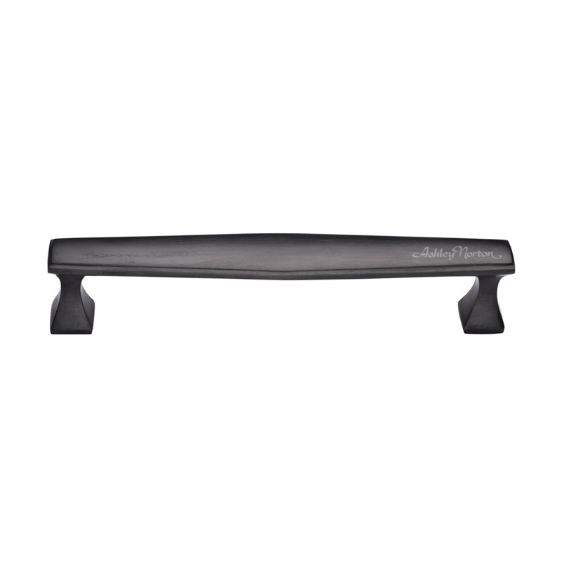 10" Dark Oil Rubbed Solid Brass Bar Pull with Mounting Hardware