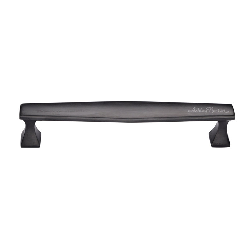 10" Dark Oil Rubbed Solid Brass Bar Pull with Mounting Hardware