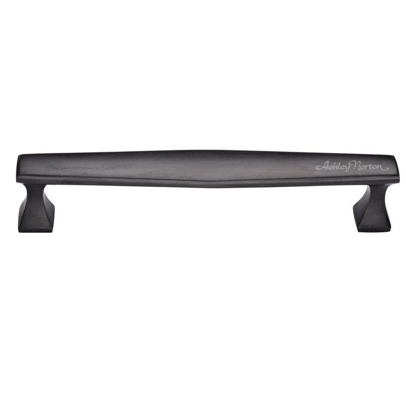 10" Dark Oil Rubbed Solid Brass Bar Pull with Mounting Hardware