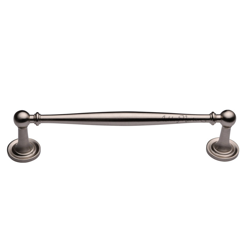 Satin Nickel 6" Solid Brass Cabinet Bar Pull