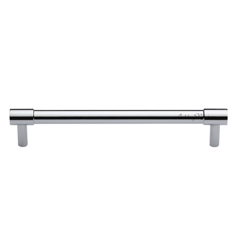 Polished Chrome Solid Brass 6" Cabinet Bar Pull