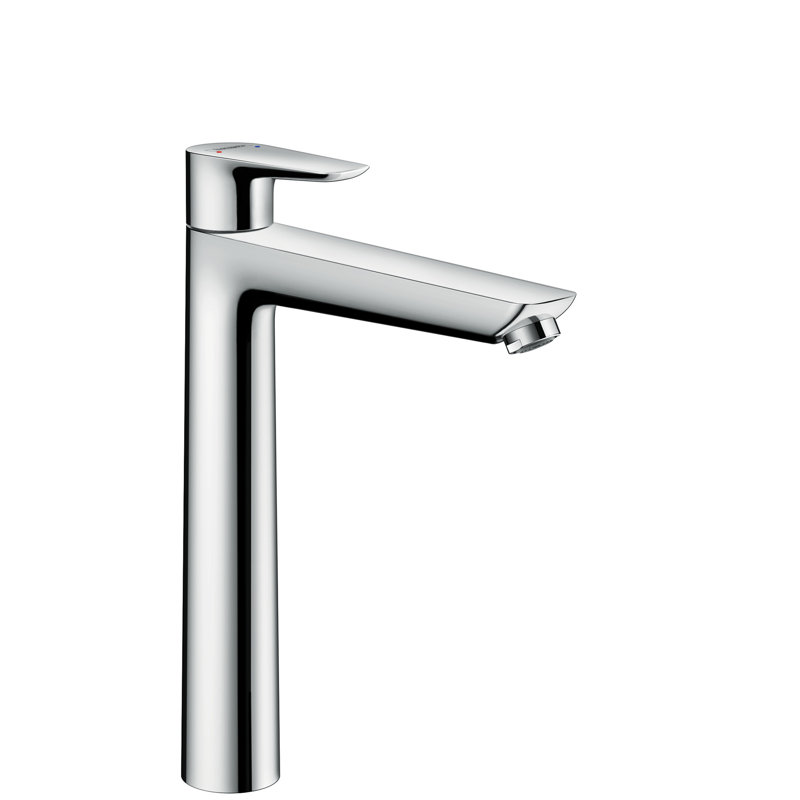 Chrome Modern Single Hole Vessel Faucet