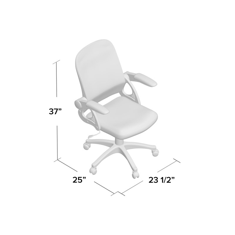 Advance Black Mesh Swivel Office Chair with Adjustable Arms