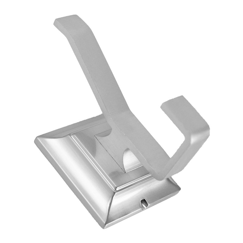 Leonard Satin Nickel Double Wall Mounted Robe Hook
