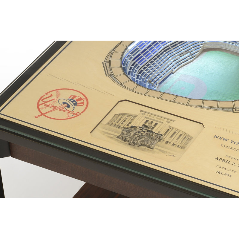New York Yankees 3D Stadium Lighted Accent Table