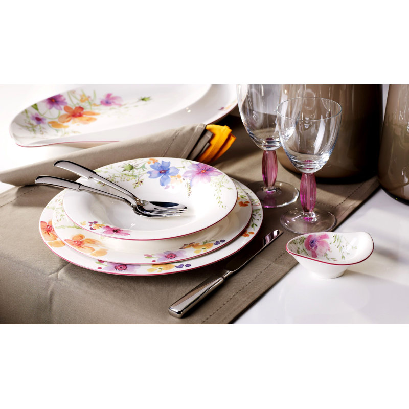 Mariefleur 8.5" Floral Porcelain Salad Plate