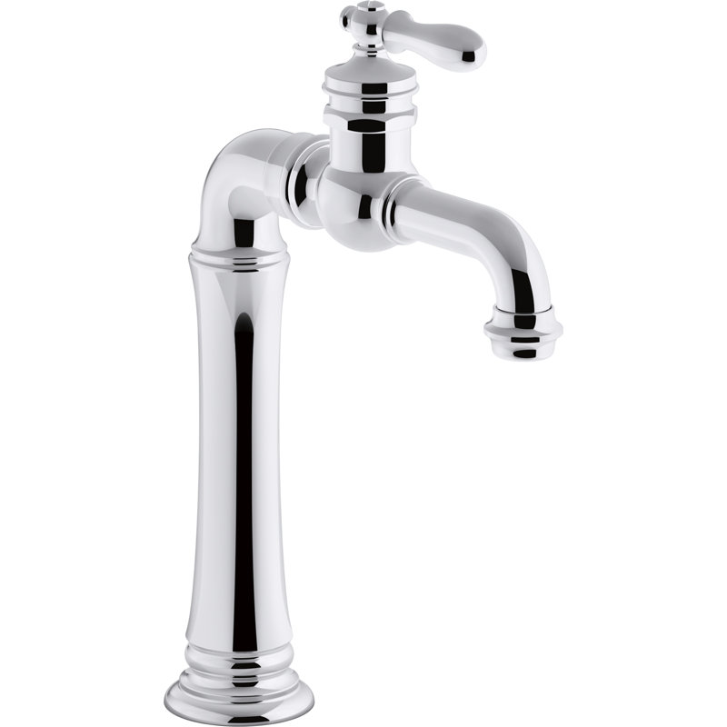 Artifacts Polished Chrome Single-Handle Modern Bathroom Faucet