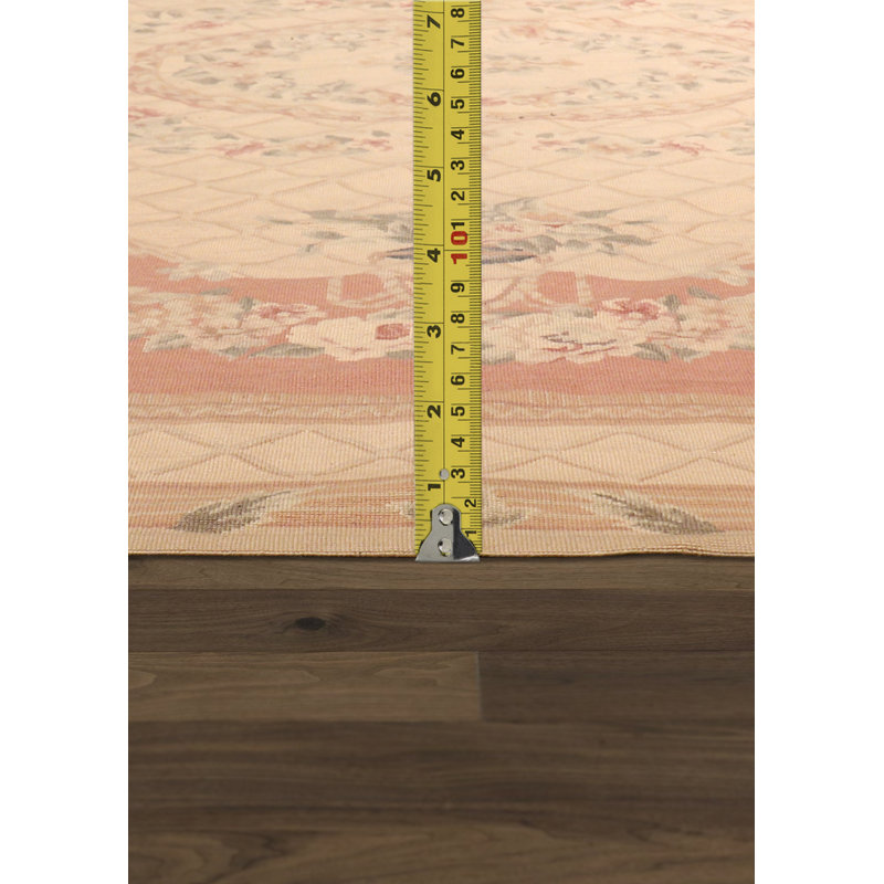 Elegant Multicolor Hand-Knotted Wool Area Rug, 8'5" x 11'7"