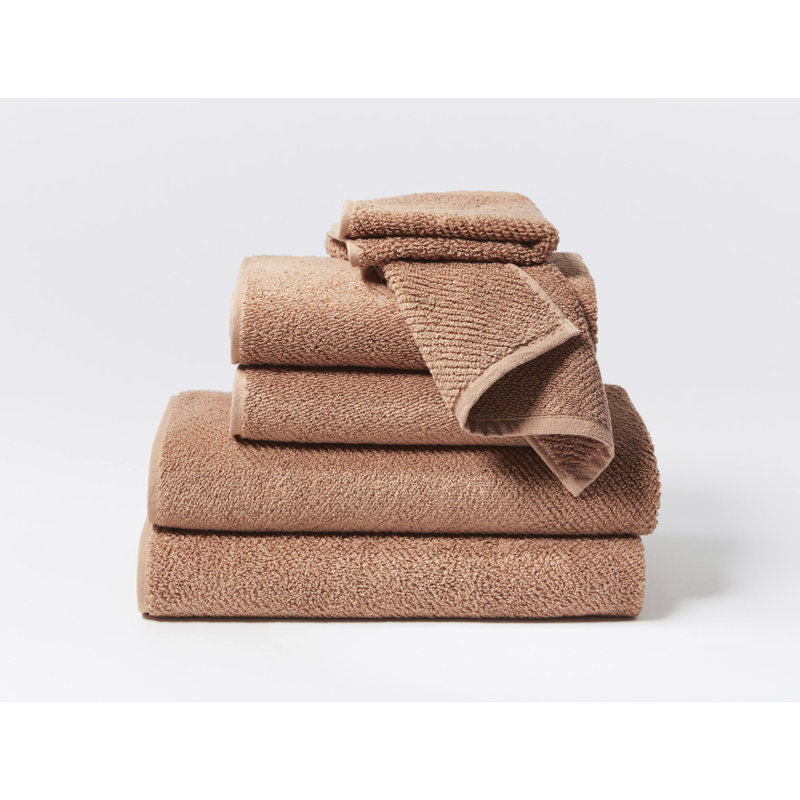 Dusty Coral Organic Cotton Multi-Size Towel Set