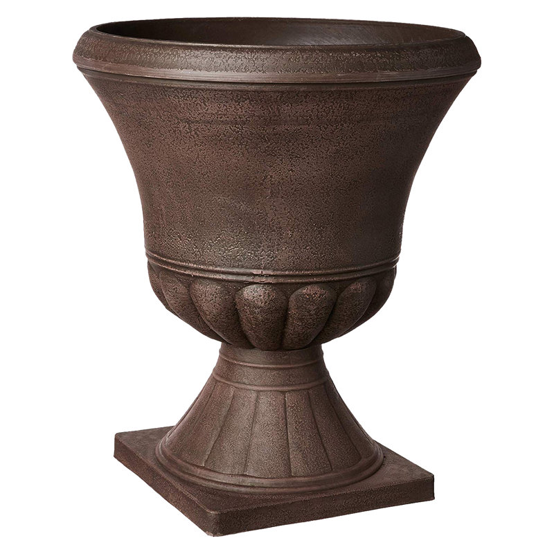 Amboise Medium 22" Cone Eco-Friendly Planter in Chocolate