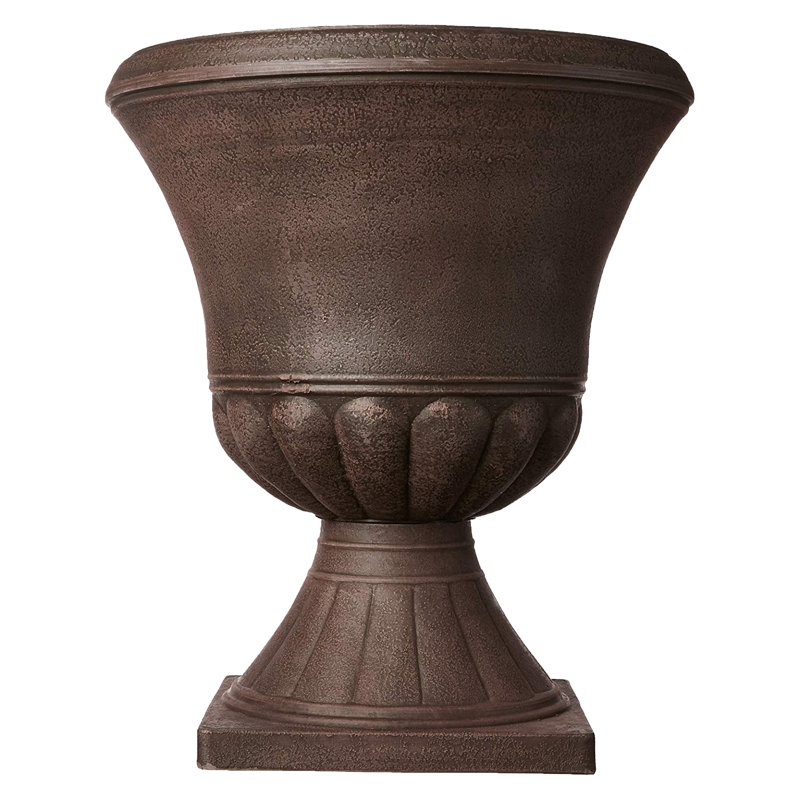 Amboise Medium 22" Cone Eco-Friendly Planter in Chocolate