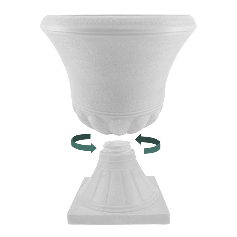 Amboise Medium 22" Cone Eco-Friendly Planter in Chocolate