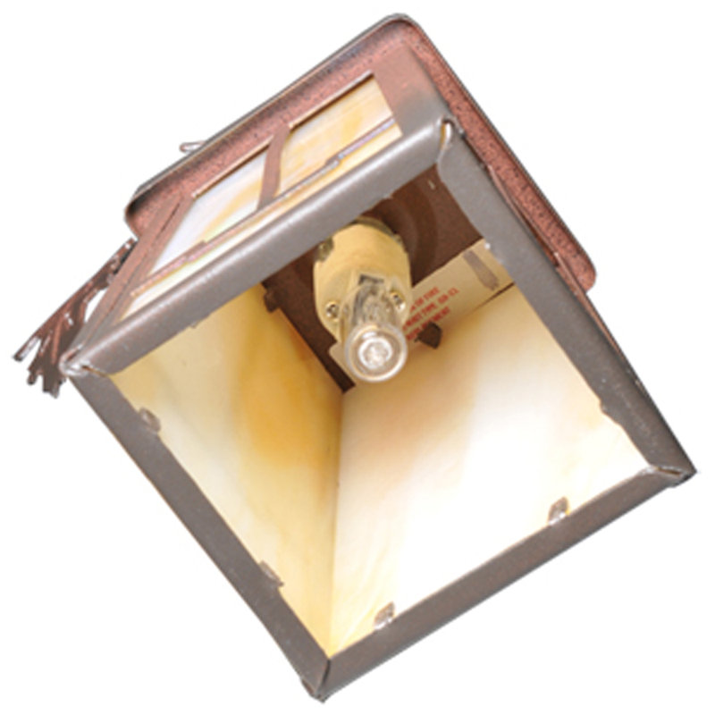Rustic Fallow Deer Antler 2-Light Brown Iron Wall Sconce