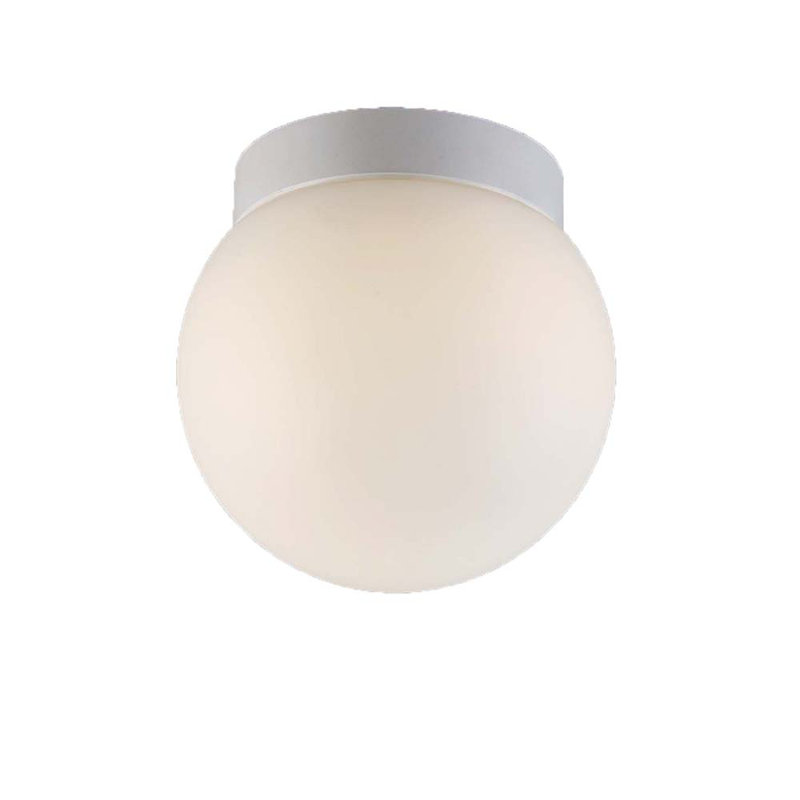 Luminous Globe 6" White LED Flush Mount for Indoor/Outdoor