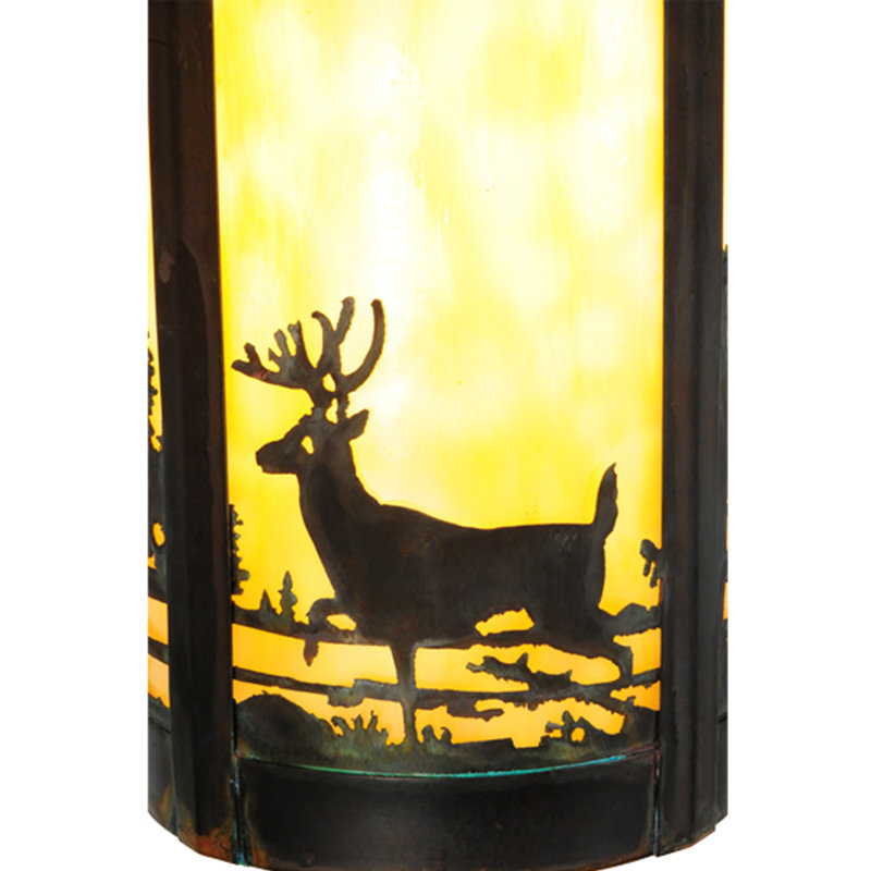 Elegant Brass Dimmable 1-Light Wall Sconce