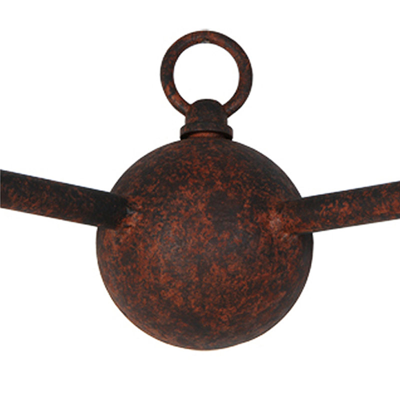 Rusty Nail Finish Industrial 2-Light Candle Sconce