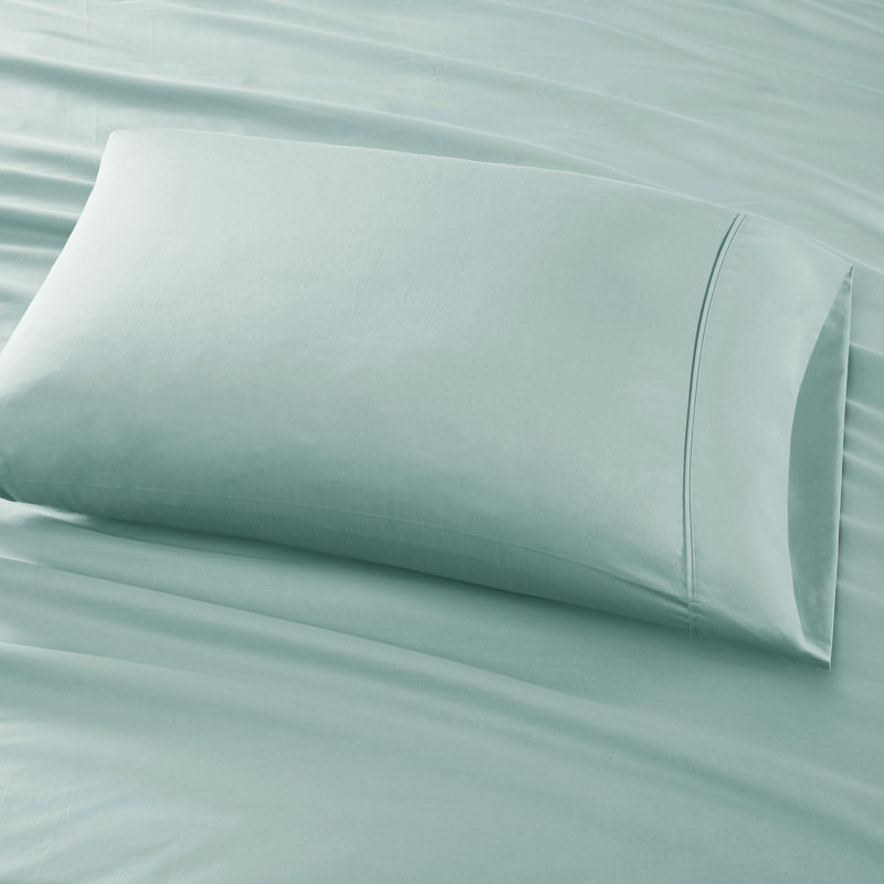 Queen Gray 600 Thread Count Cotton Sheet Set