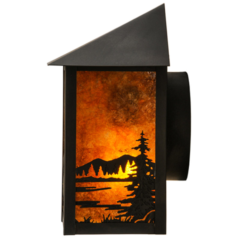 Bronze Black Energy Star 1-Light Direct Wired Wall Sconce