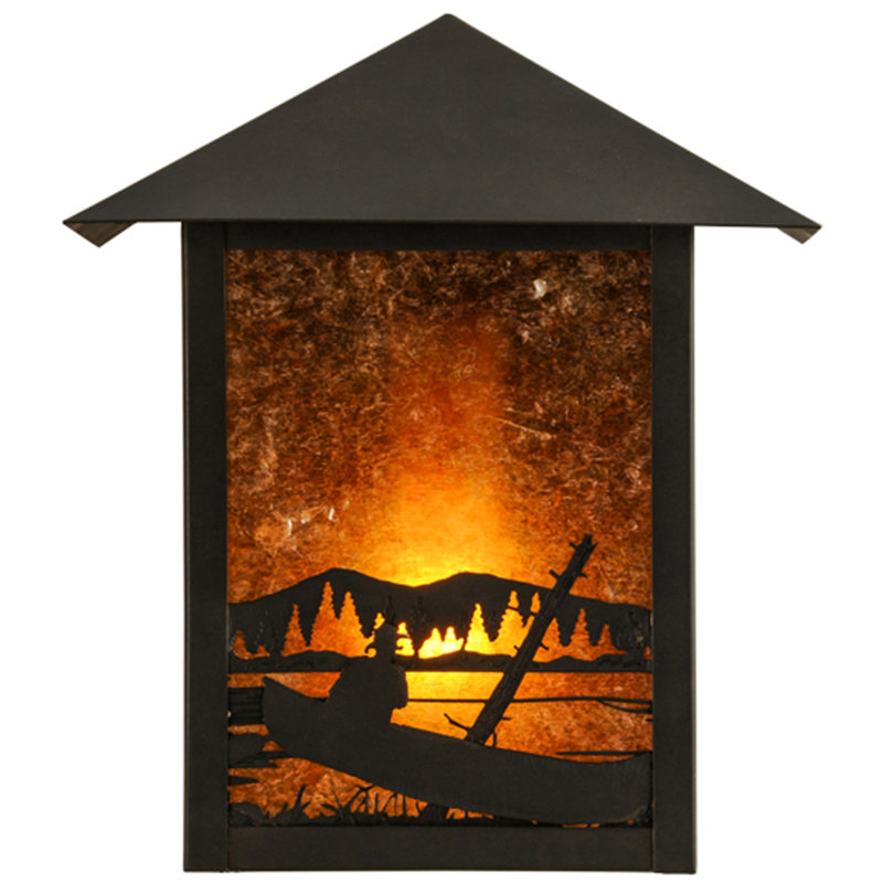 Bronze Black Energy Star 1-Light Direct Wired Wall Sconce
