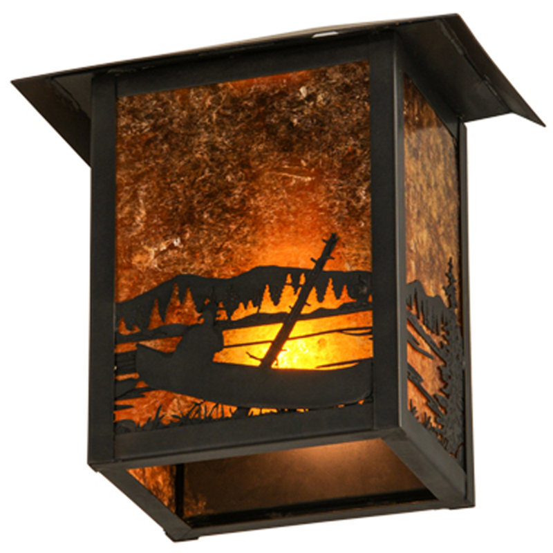 Bronze Black Energy Star 1-Light Direct Wired Wall Sconce