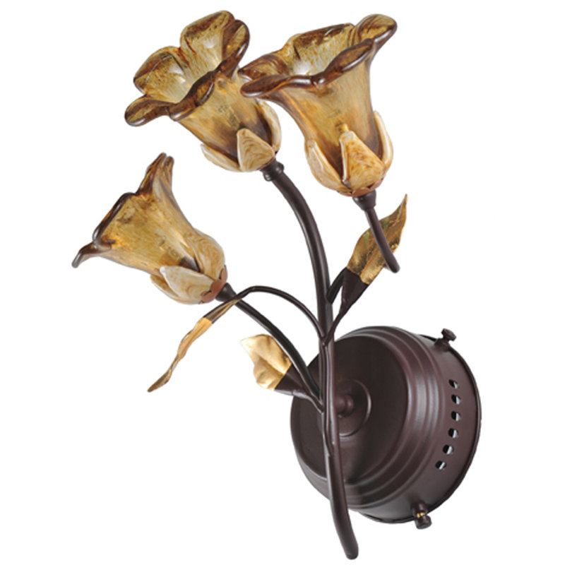 Celestial Bronze 3-Light Dimmable Wall Sconce