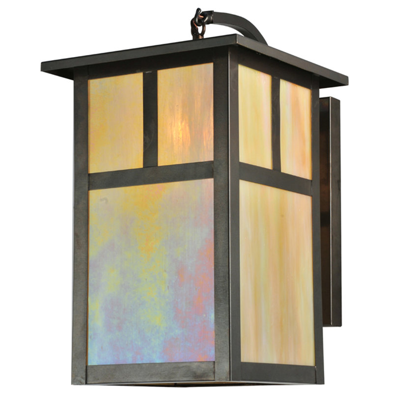 Hyde Park Rustic Copper Brown 1-Light Outdoor Lantern