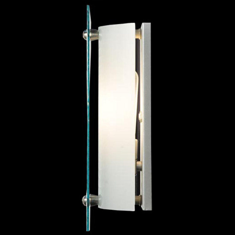 Metro Fusion 1-Light Nickel Energy Star Wall Sconce